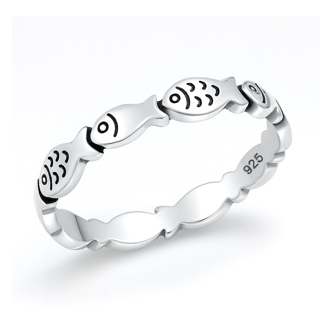 Silver Ring - Little Fish