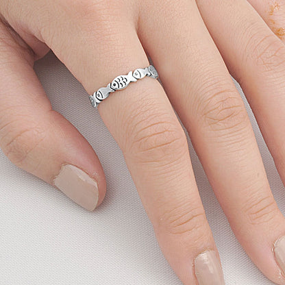 Silver Ring - Little Fish
