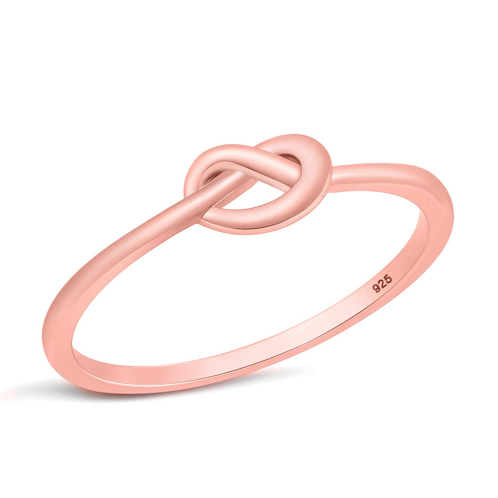 Silver Ring - Mini Love Knot