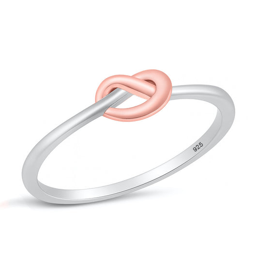 Silver Ring - Mini Love Knot