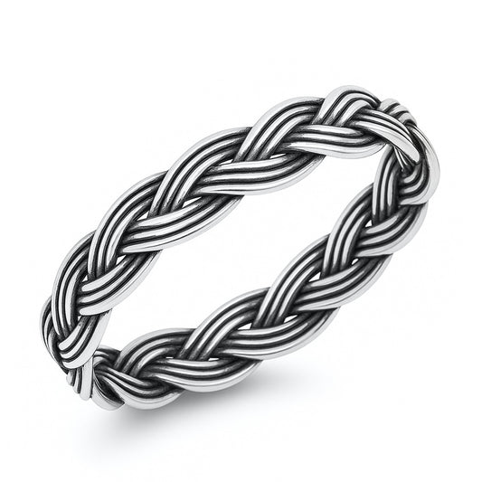 Silver Ring - Braid