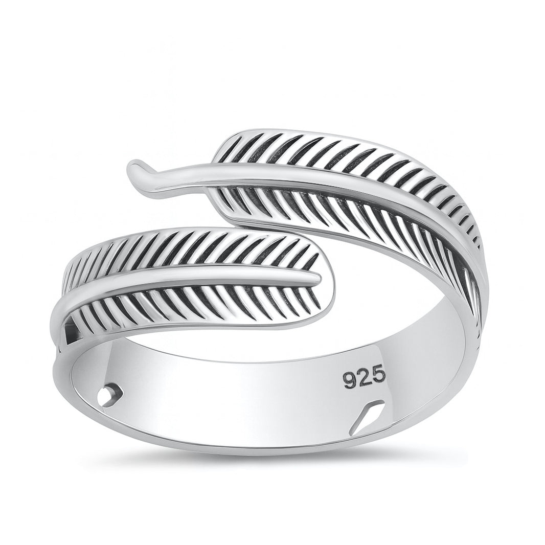 Silver Ring - Feather