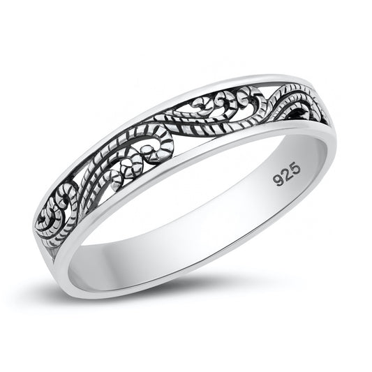 Silver Ring - Filigree Band