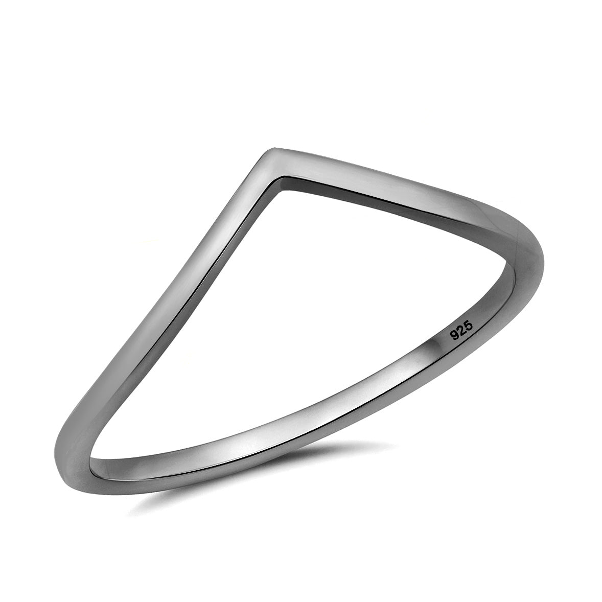 Silver Ring - V Shape