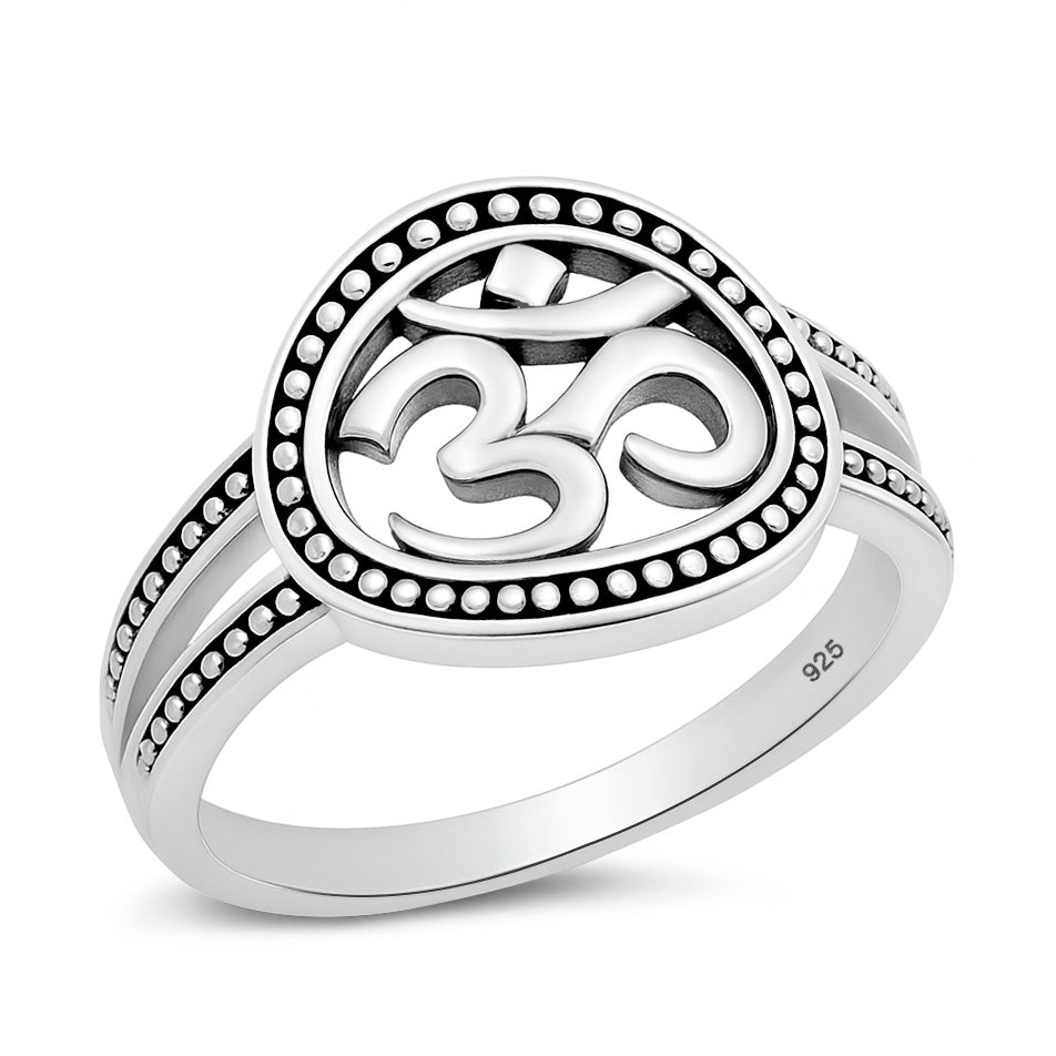 Silver Ring - Om Sign