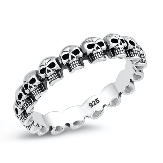 Silver Ring - Skulls
