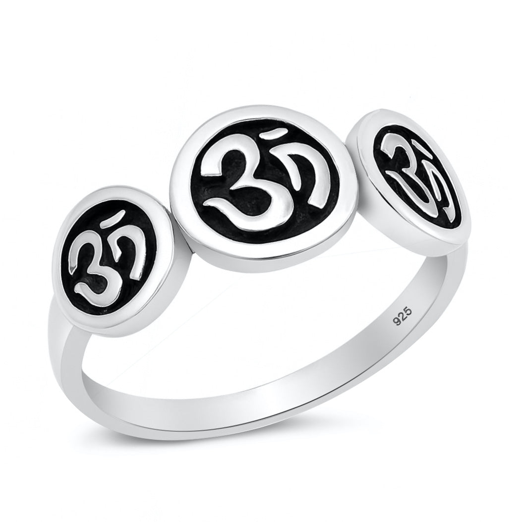 Silver Ring - OM Sign
