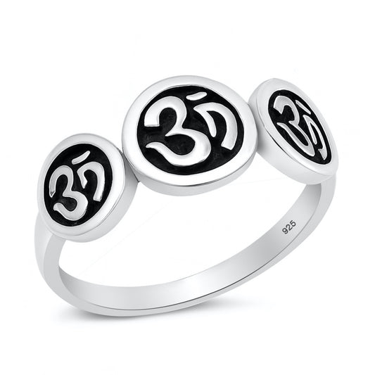 Silver Ring - OM Sign