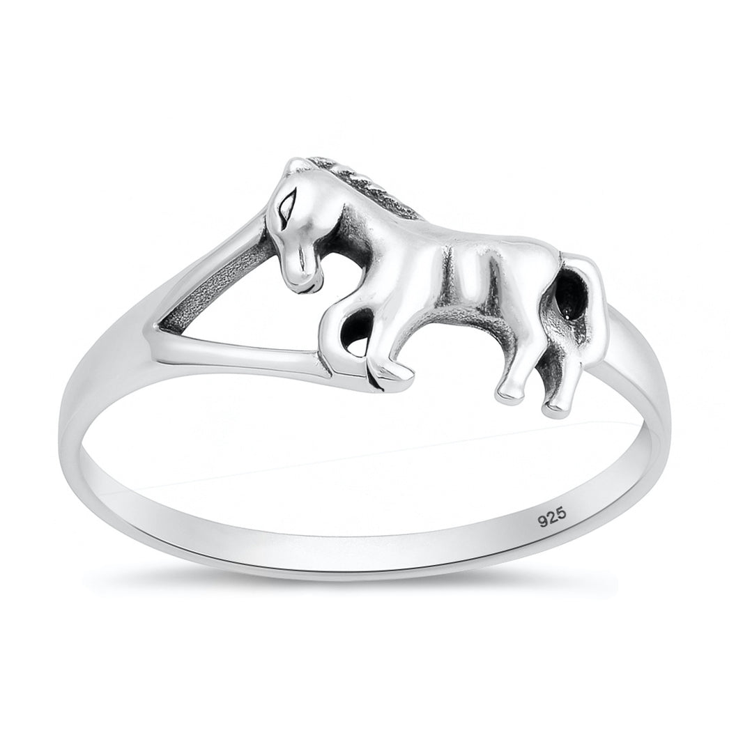 Silver Ring - Horse