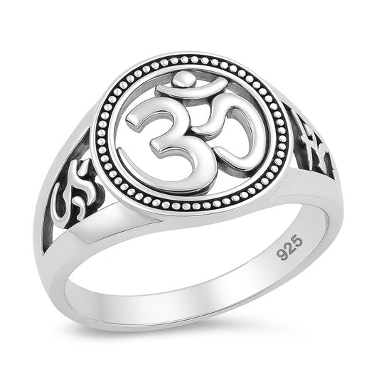 Silver Ring - OM Sign