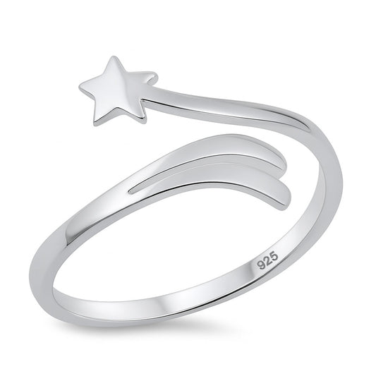 Silver Ring - Shooting Star