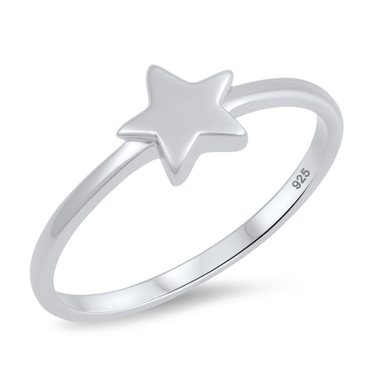 Silver Ring - Star
