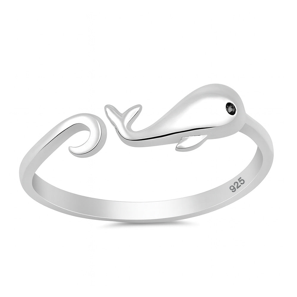 Silver Ring - Whale