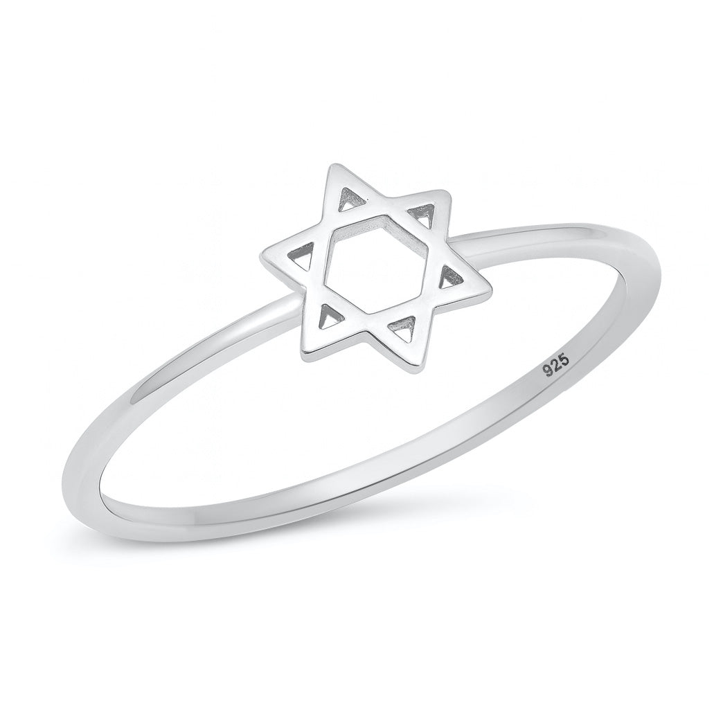 Silver Ring - Star of David