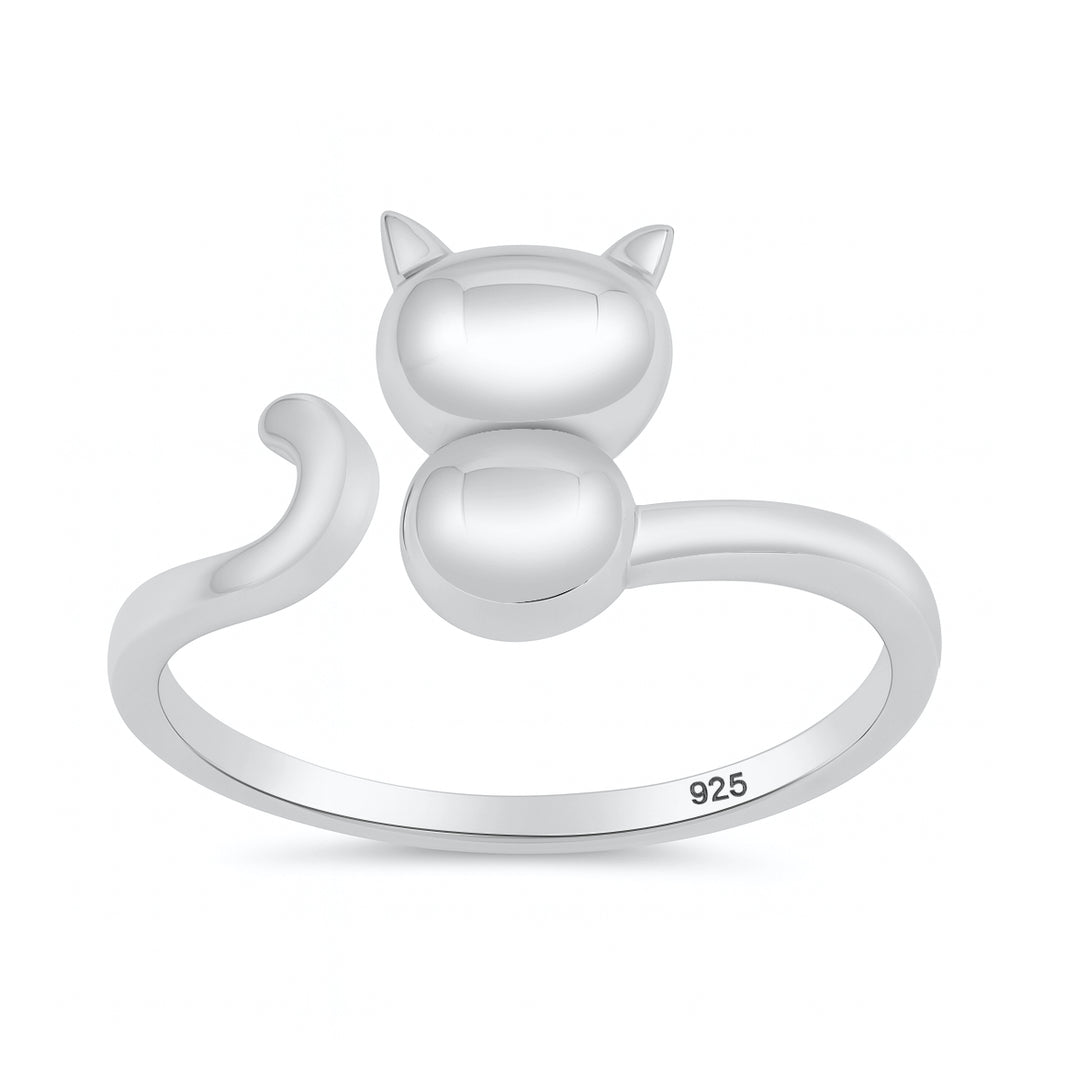 Silver Ring - Cat