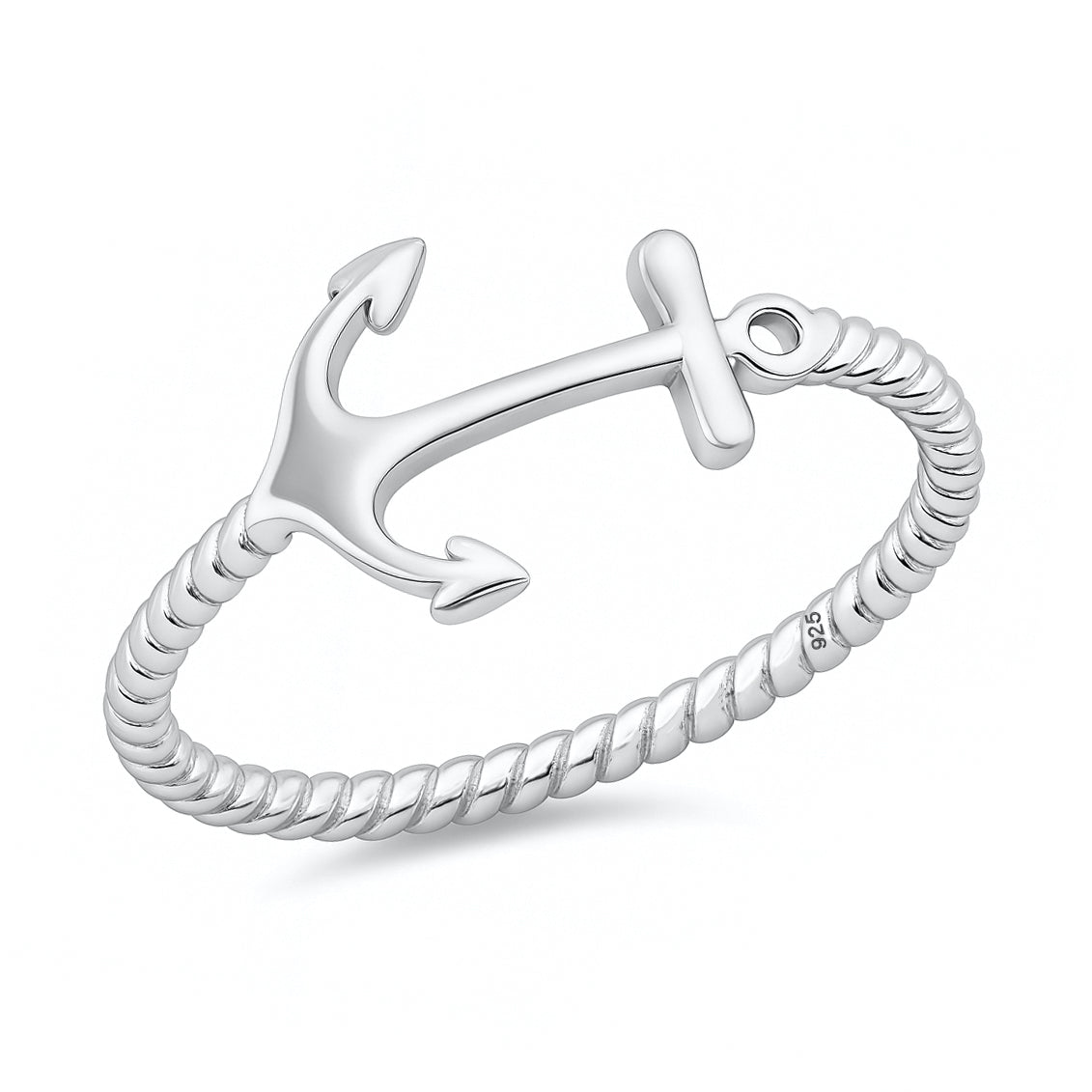 Silver Ring - Anchor