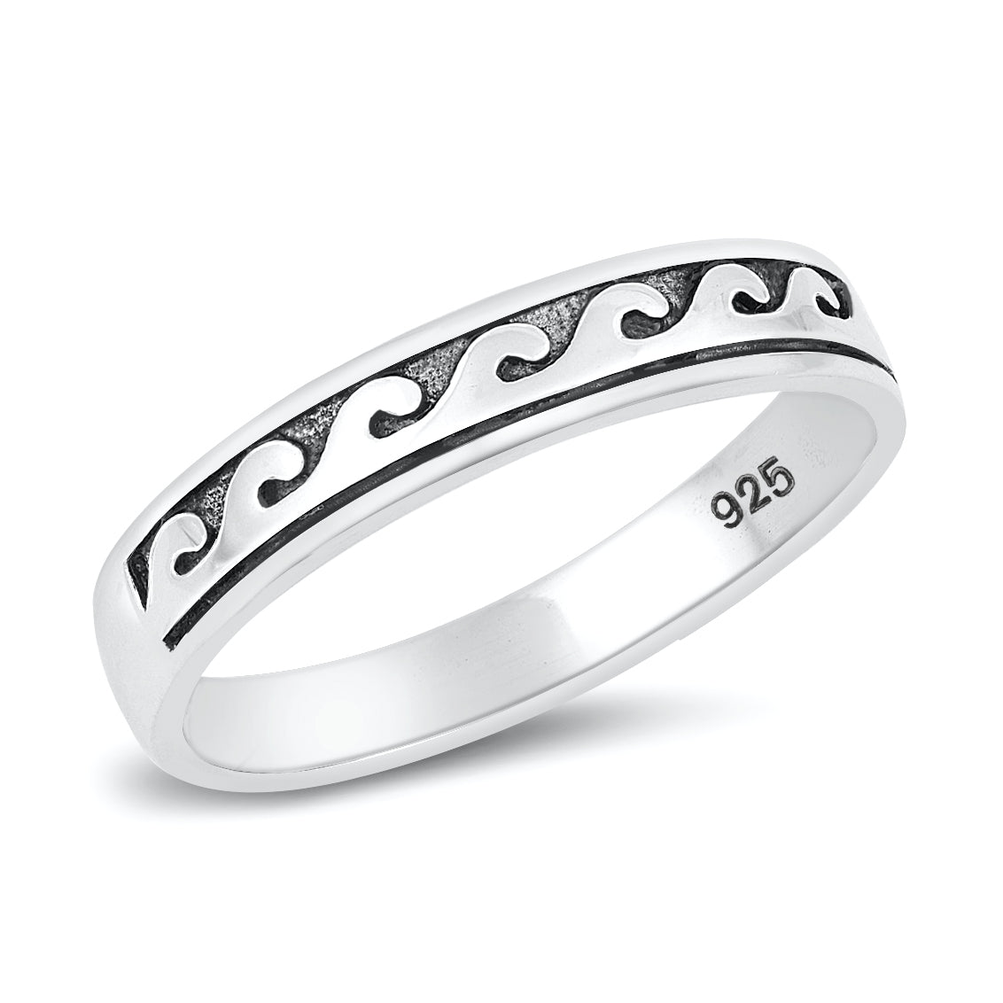 Silver Ring - Wave