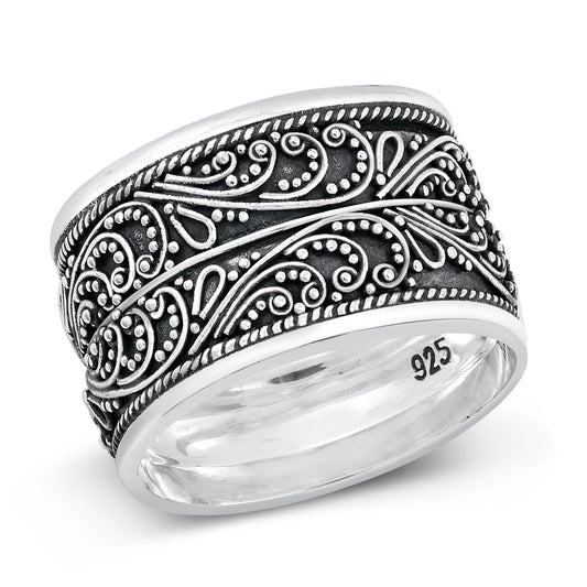 Silver Bali Ring