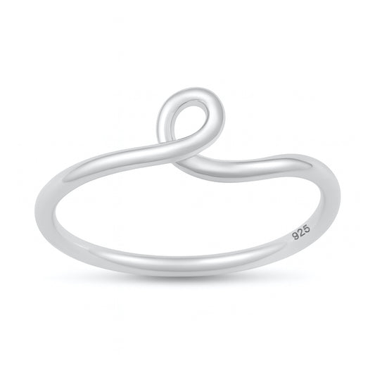 Silver Ring - Thin Loop