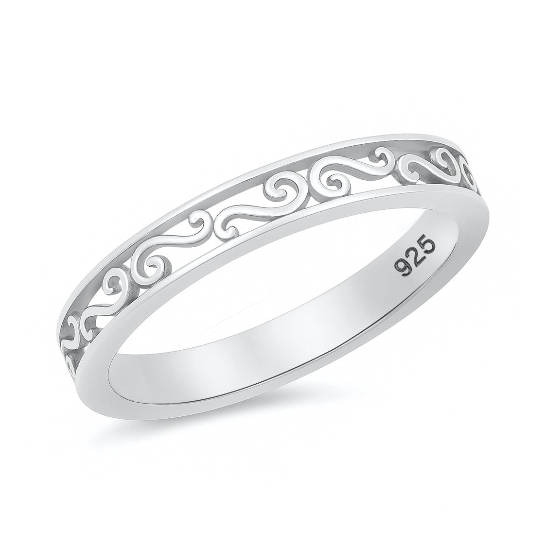 Silver Ring - Filigree Band
