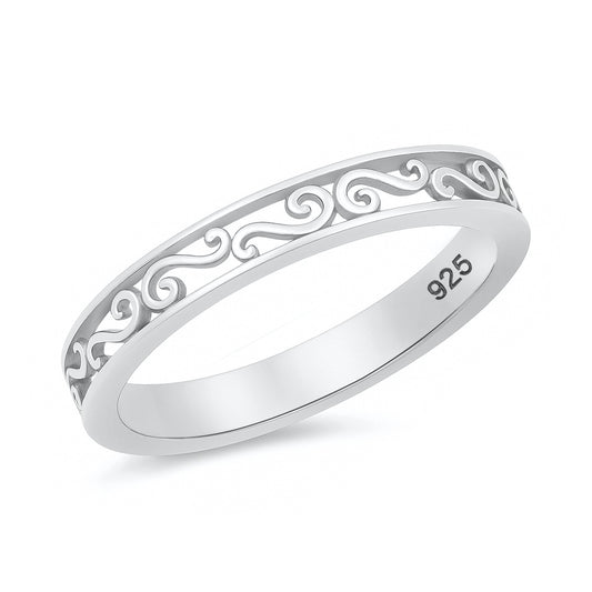 Silver Ring - Filigree Band