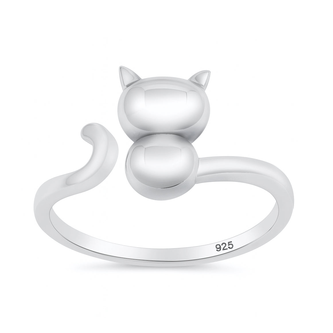 Silver Ring - Cat