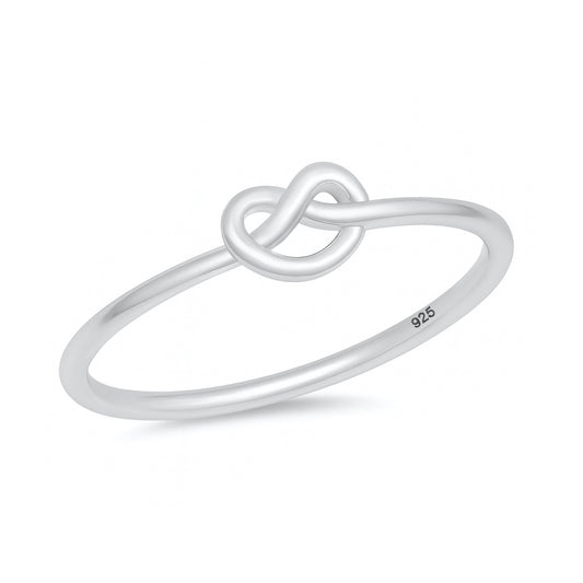 Silver Ring - Love Knot