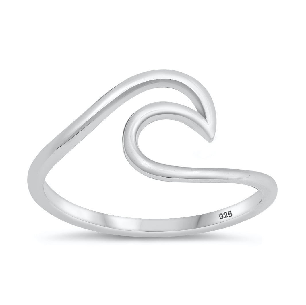 Silver Ring - Wave