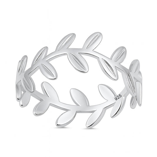 Silver Ring - Leaves