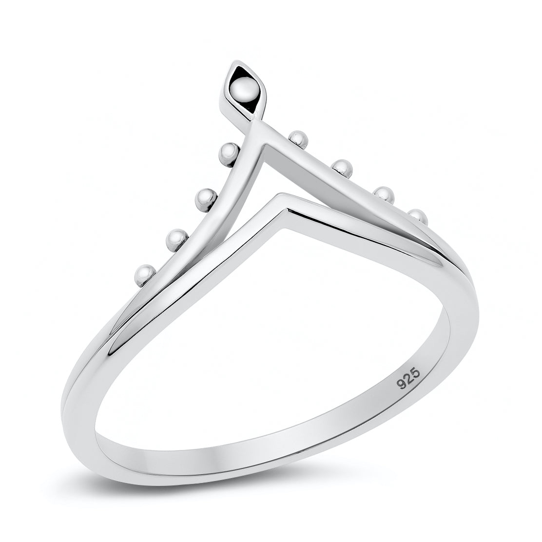 Silver Crown Ring