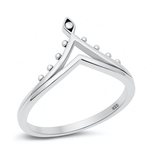 Silver Crown Ring