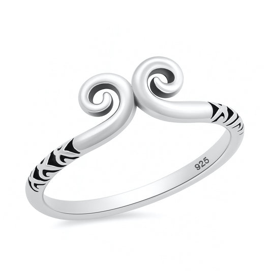 Silver Celtic Swirl Ring