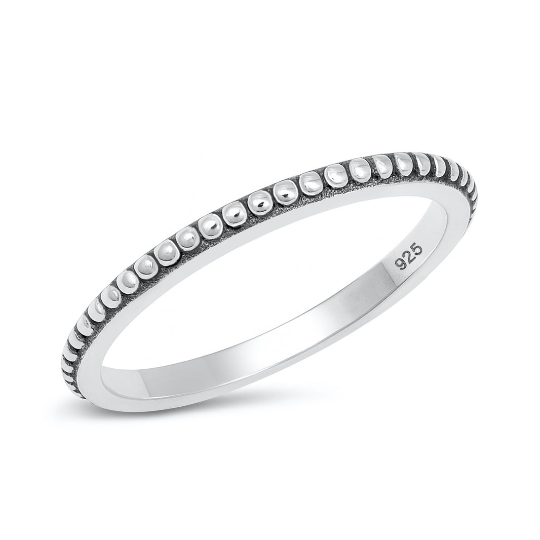Silver Beads Ring