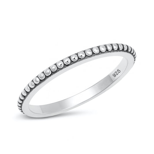 Silver Beads Ring