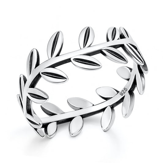 Silver Ring - Leaves