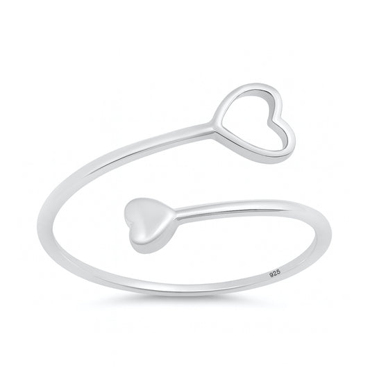 Silver Ring - Open Heart