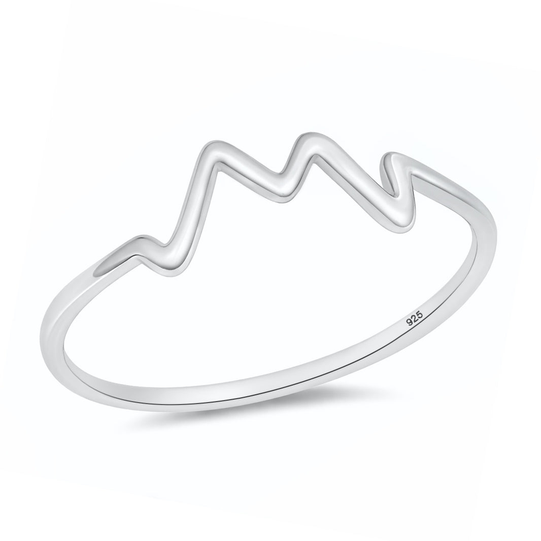 Silver Ring - Zig Zag