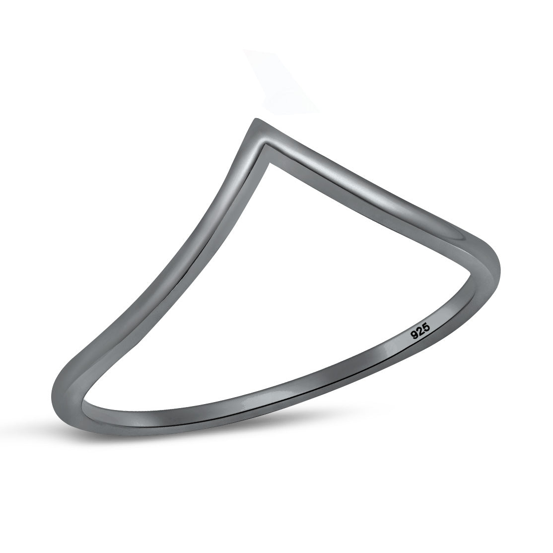 Silver Ring - V Shape