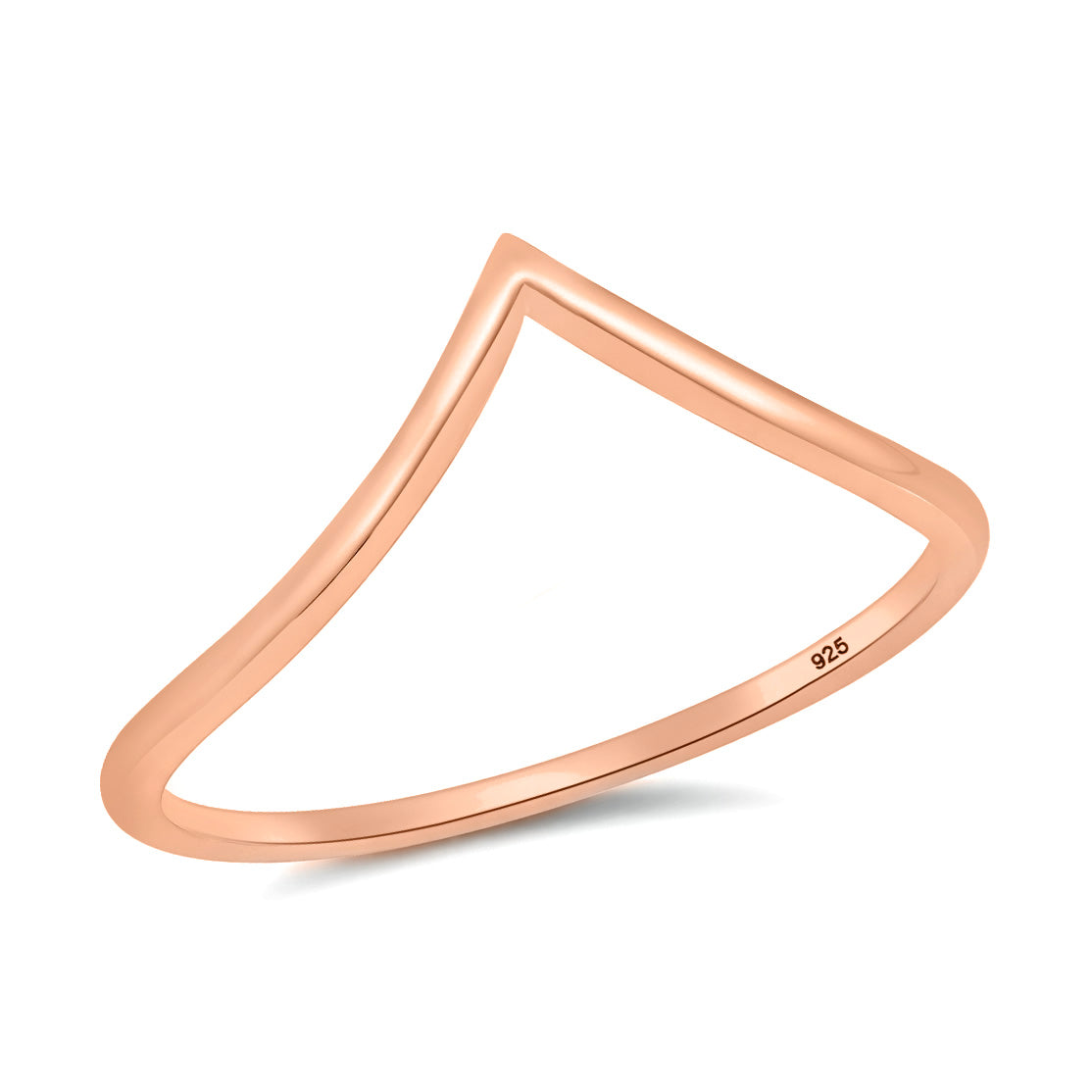 Silver Ring - V Shape