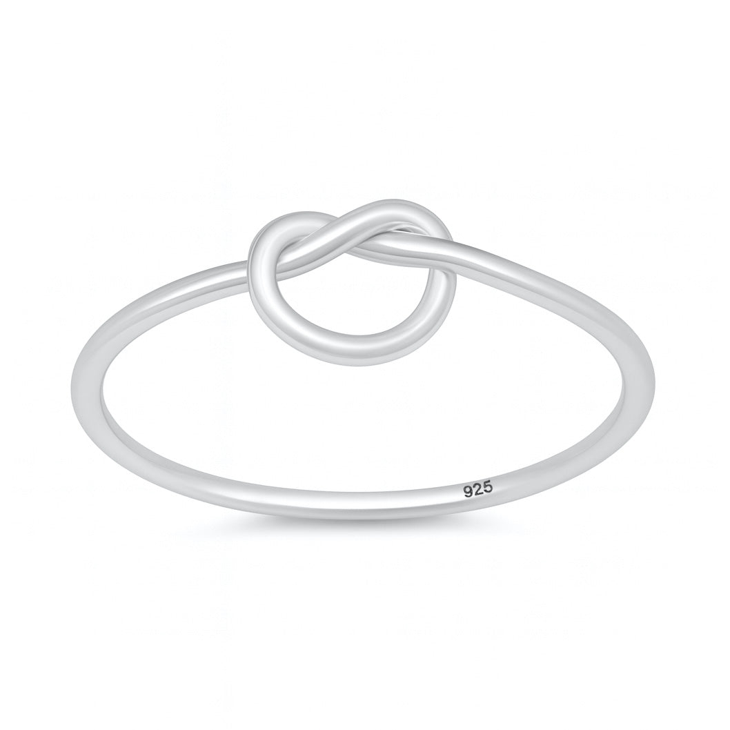 Silver Ring - Love Knot