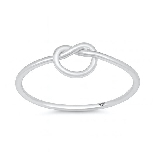 Silver Ring - Love Knot