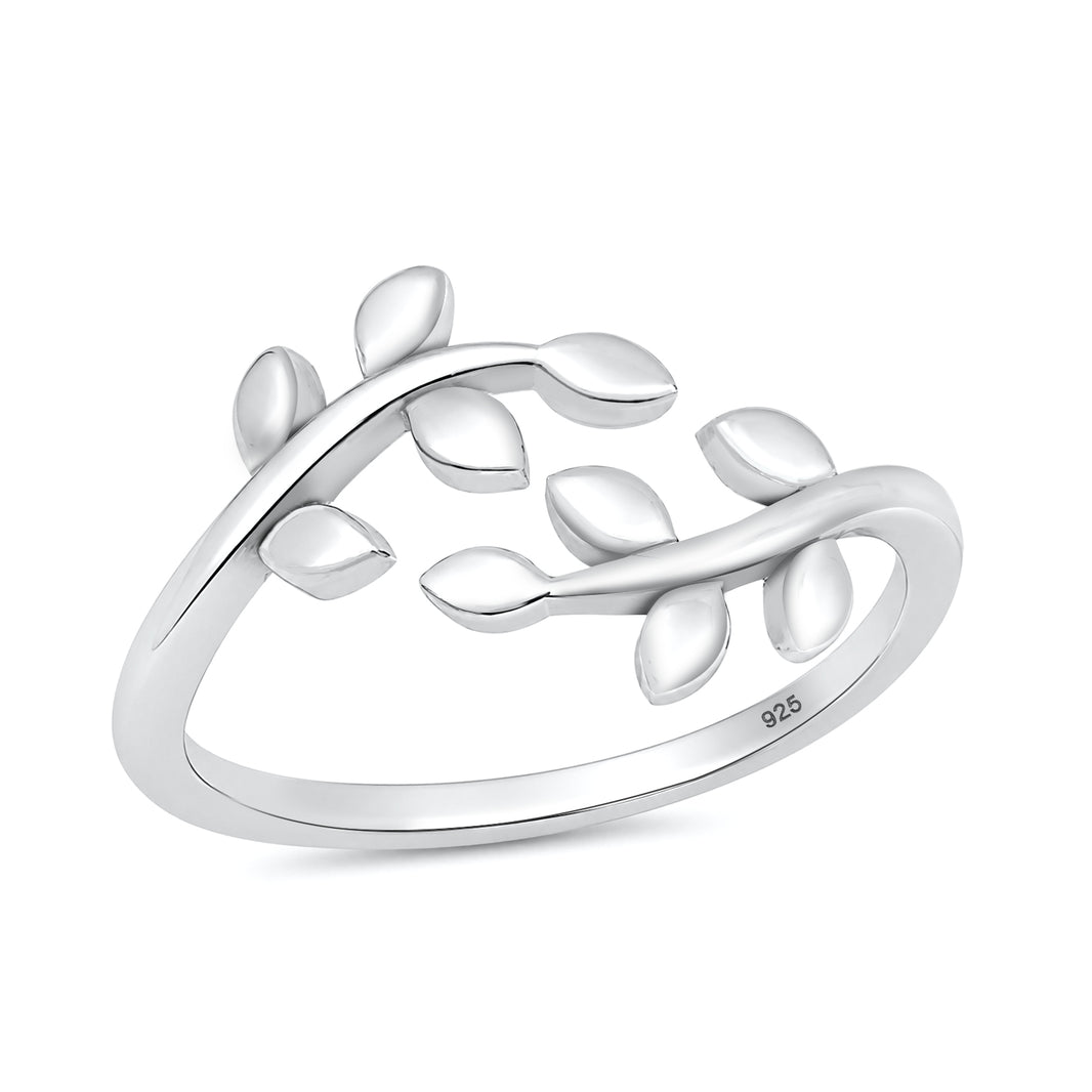 Silver Ring - Leaves