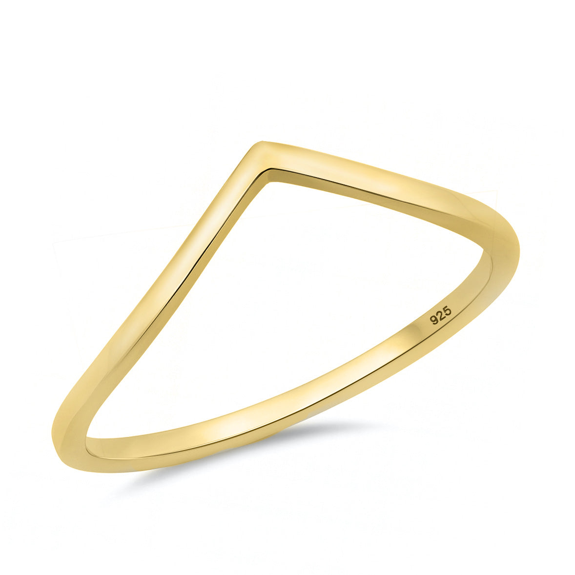 Silver Ring - V Shape