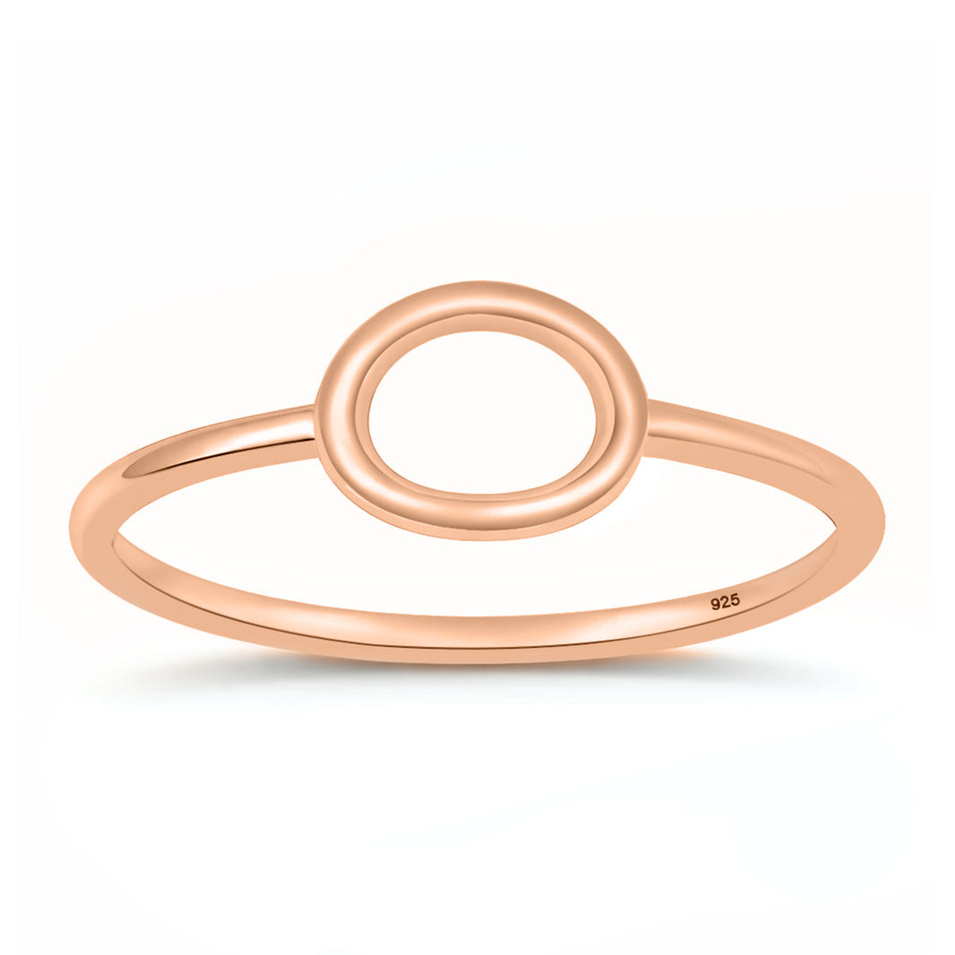 Silver Ring - Open Oval
