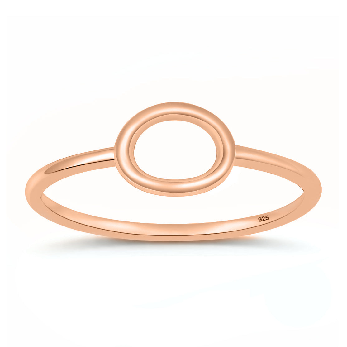 Silver Ring - Open Oval