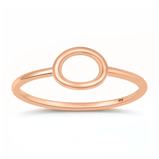 Silver Ring - Open Oval
