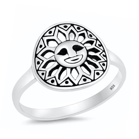 Silver Ring - Sun