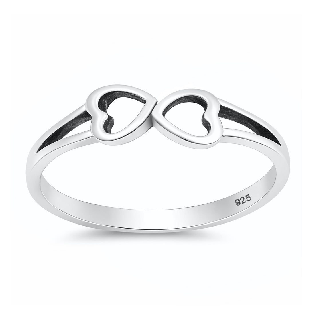 Silver Ring - Hearts