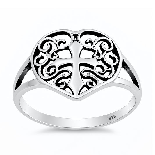Silver Ring - Heart