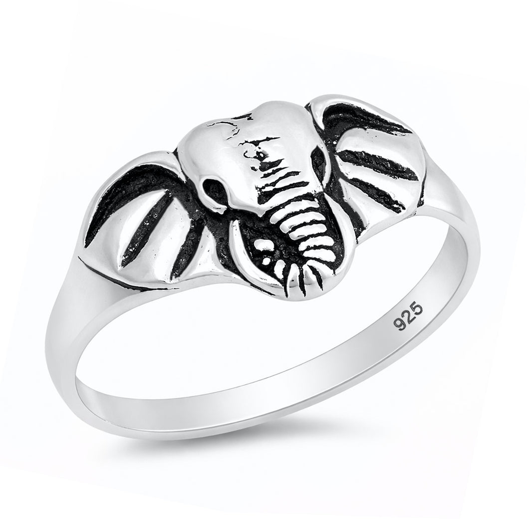 Silver Ring - Elephant